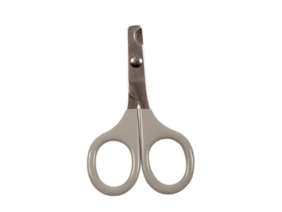 Curved nail scissors  grey