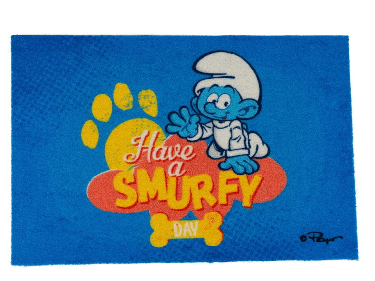 Baby smurf floor mat 60x40x0,6cm
