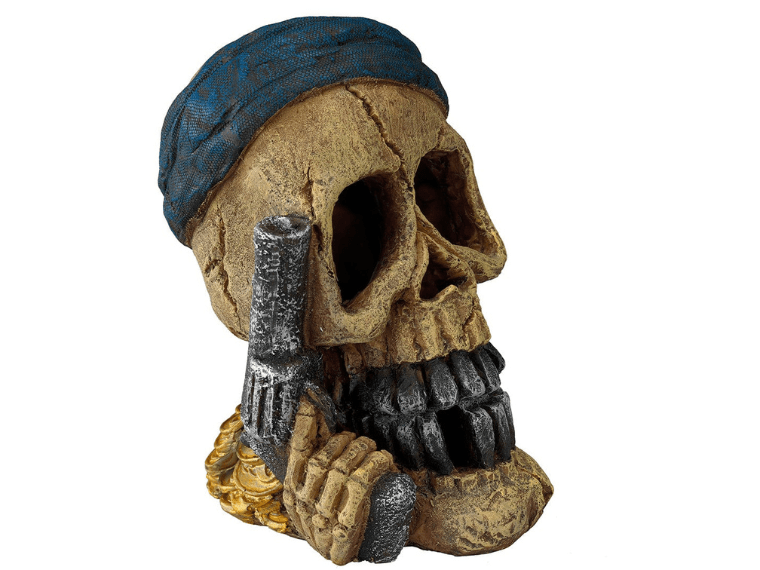 PIRATE SKULL PISTOL HAND 15,5X1 15,5x12x19,3CM