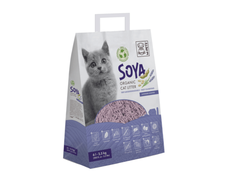 SOYA Organic Cat Litter Lavander Scented 6 L - 100% Biodegradable