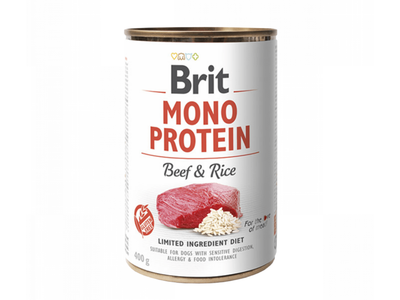 بريت مونو بروتين لحم البقر والأرز 400 جم 