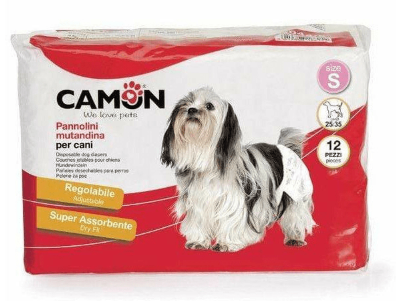 Disp.Dog Diapers*Size: 5*(12P)