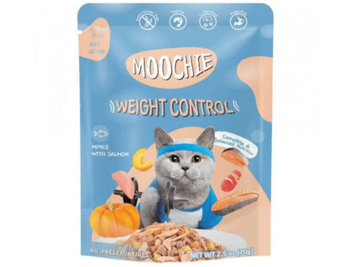 Moochie Mince With Salmon (Weight Control) 70G  Pouch
