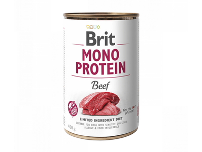 Brit Mono Protein Beef 400 g Can