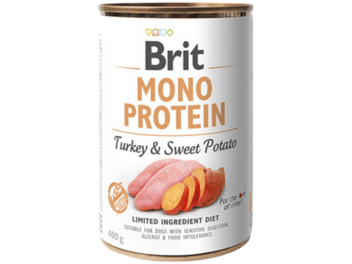 بريت مونو بروتين الديك الرومي والبطاطا الحلوة 400 جم 