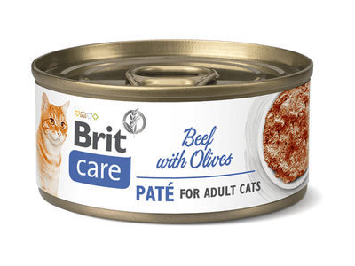 Brit Care Cat Beef Paté with Olives 70g