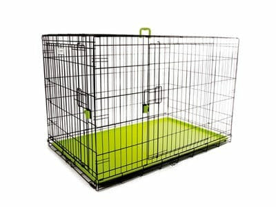 VOYAGER Wire Crate - 2 doors XL, new patented lock Green