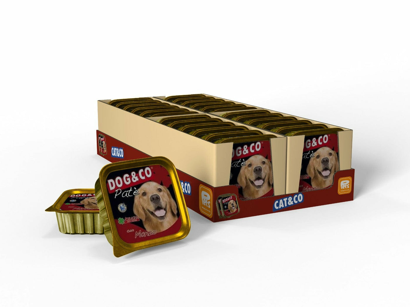 Dog&Co PATE` Beef 24x300g Box