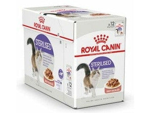 Feline Health Nutrition Sterilised Gravy (Wet Food - 12X85G Pouches)