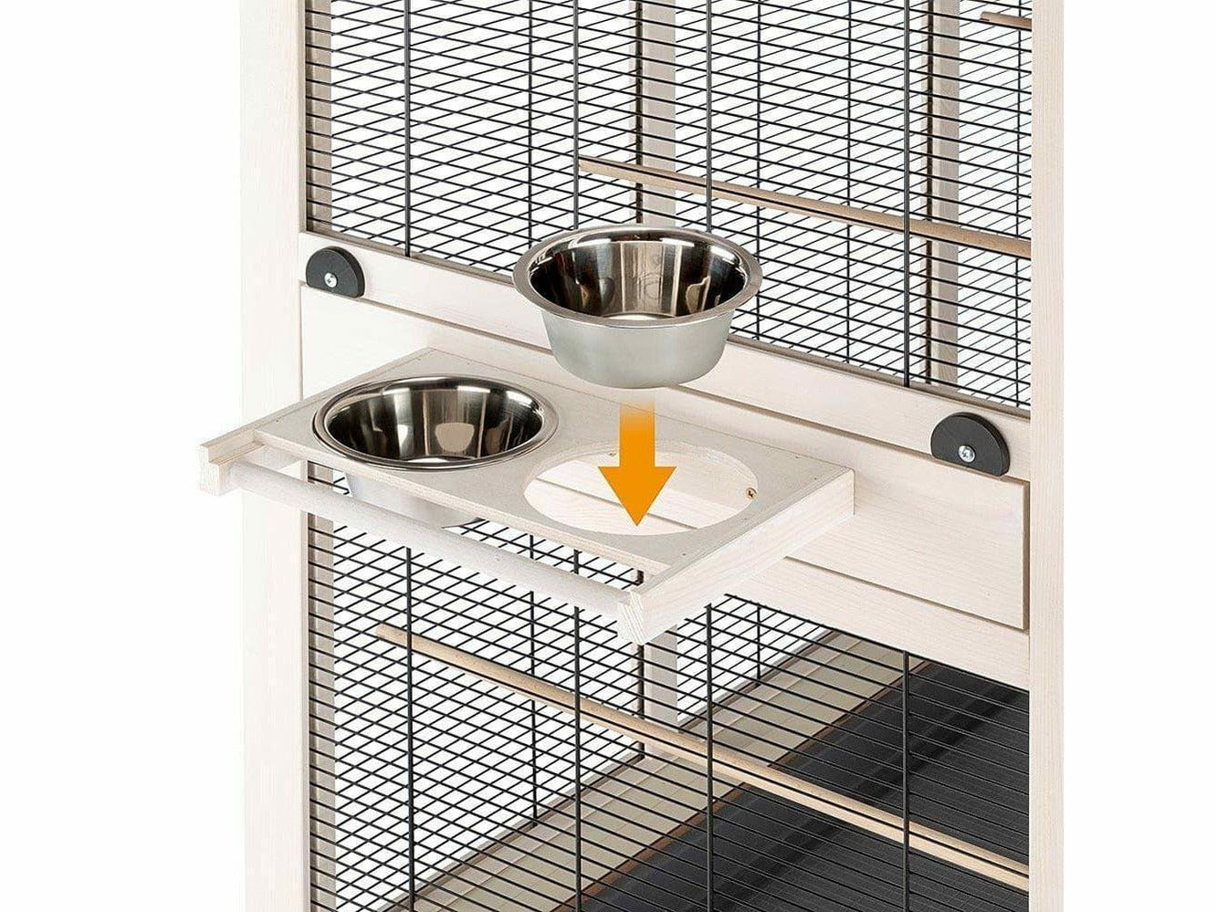 WILMA LARGE Wooden Aviary for Small Birds