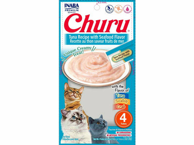 Churu Tuna Recipe with Seafood Flavor 4 tubes 56g