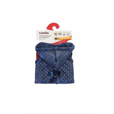 Winter Dog Harness with Hood - Blue (Size XS)