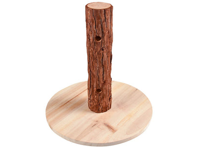 Wooden Tree Trunk for Rabbits and Rodents