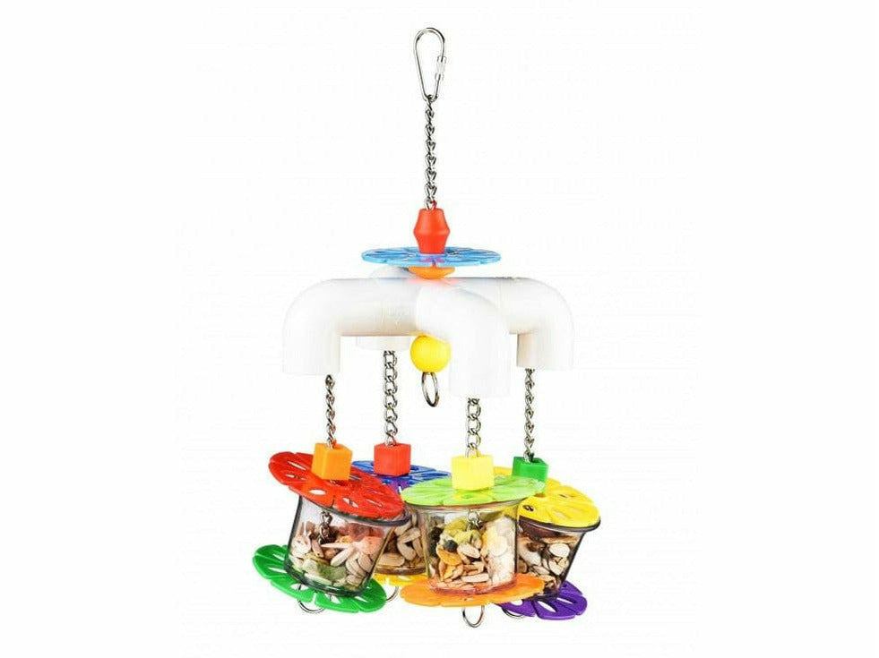Foraging Party Parrot Toy