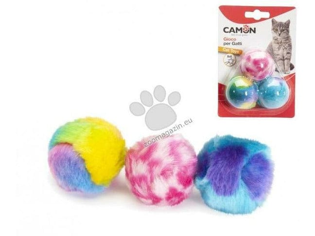 Cat Toy - Balls With Bell 3Cm (3Pcs)