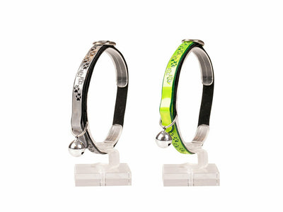Cat Collar Reflective Paws PVC 20-30cm / 10mm