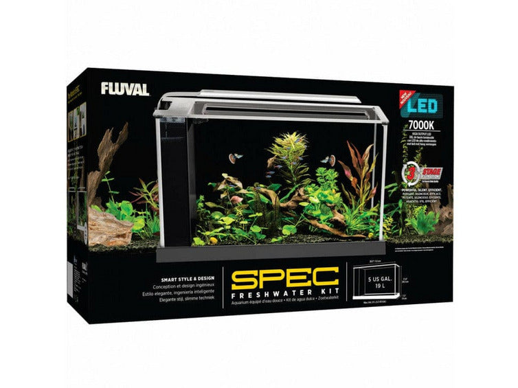 Fluval Spec Aquarium Kit - 19 L (5 US gal) - Black