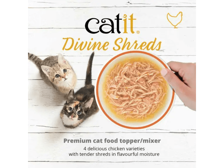 Catit Divine Shreds, Tuna with Prawns & Pumpkin 75g, 18pcs/box