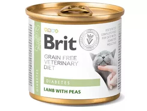 Brit GF Veterinary Diet Cat Cans Diabetes 200g