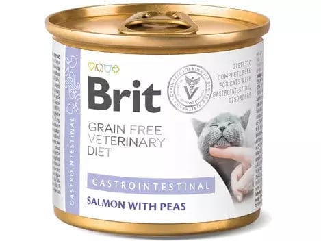 Brit GF علب النظام الغذائي البيطري للقطط 200 جم 