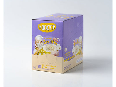 Moochie Broth Chicken & Calamari 16x40g Pouchs