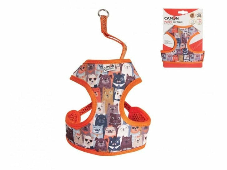 Funny Dogs Harness and Leash - 10x1200mm (MD)