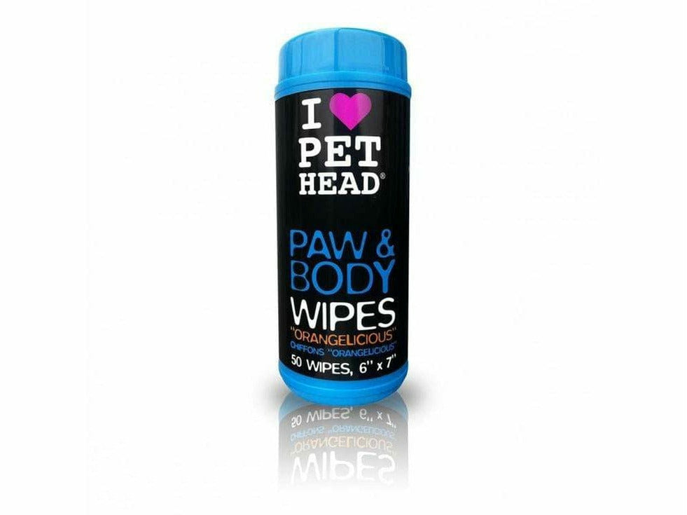 PET HEAD - Paw & Body Wipes Orangelicious