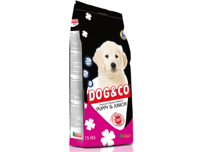 complete food for puppies and pregnant dogs, featuring chicken as the main protein, balanced calcium-phosphorus, and added omega-3, omega-6, and fructo-oligosaccharides for healthy growth and digestion. Available in 3kg