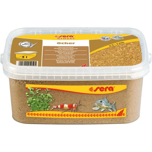 Sera-Gravel Ocher 0-2mm 3L