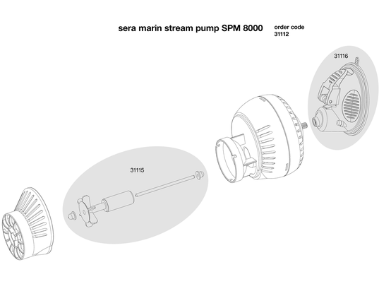 سيرا مارين مضخة تيار SPM 8000