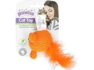 PAWISE Wool mice toy asst