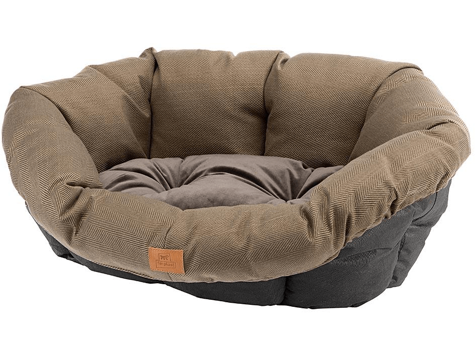 Sofa` 2 Tweed Cushion Marrone
