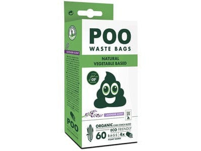 Poo Dog Waste Bags (60 bags) - Lavender Scented