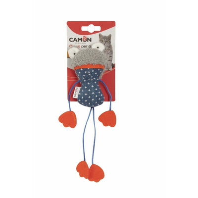 A fun, frog-shaped cat toy infused with catnip, designed to keep cats entertained and active. Made with safe, durable materials for endless play