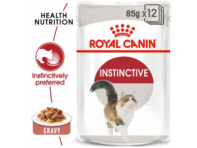 التغذية الصحية للقطط غريزة القطط البالغة (أغذية رطبة - أكياس) 12 × 85 جم