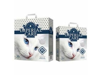 WHITE premium clumping cat litter-ultra compact granulation-with MAX ODOUR ATTACK JASMINE AROMA 10L