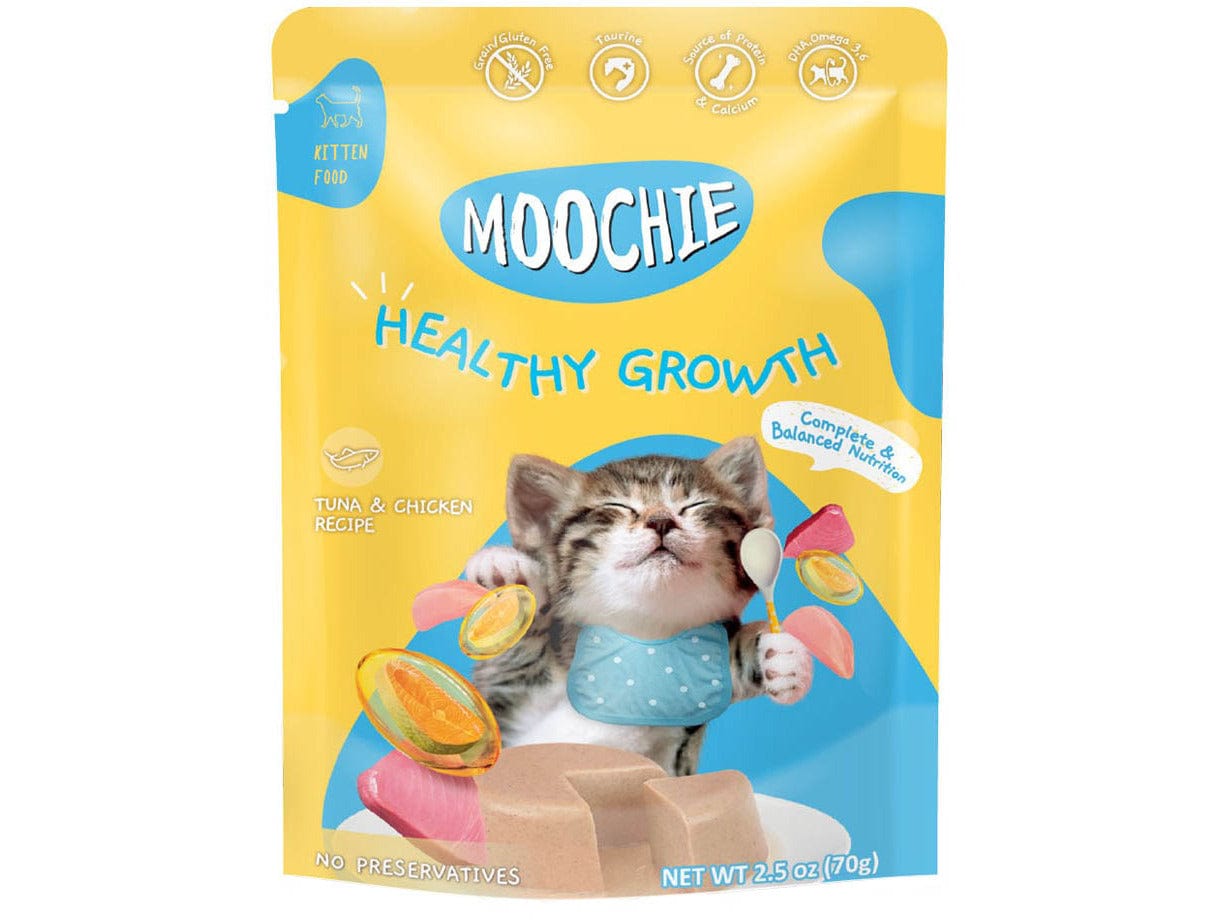 موتشي تونا موس للقطط الصغيرة (نمو صحي) 12x70 جرام 