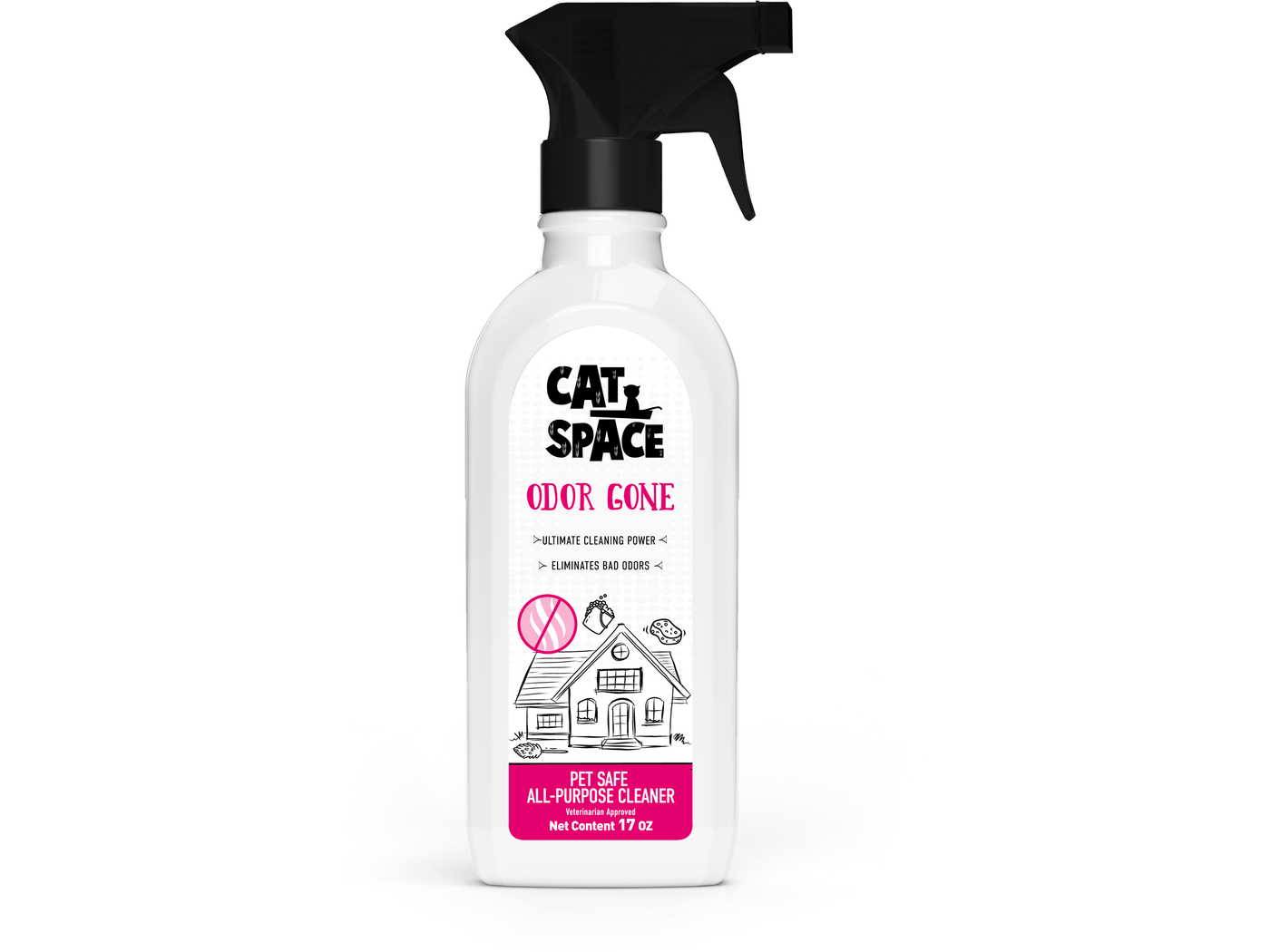 CAT SPACE ODOR GONE SPRAY    500 ML