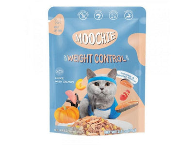 MOOCHIE MINCE WITH SALMON (WEIGHT CONTROL)12x70g Pouchs