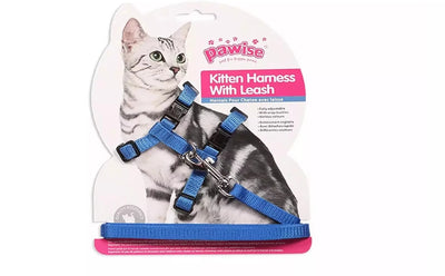 PAWISE Kitten Harness (19-32/27-47cm) W/1.2 Leash- M