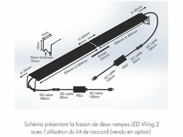 HM ELECTRONICS-Wing 2F1 18W/Freshwater-30cm