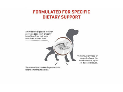 Vet Health Nutrition Canine Gastrointestinal Low Fat 1.5 Kg