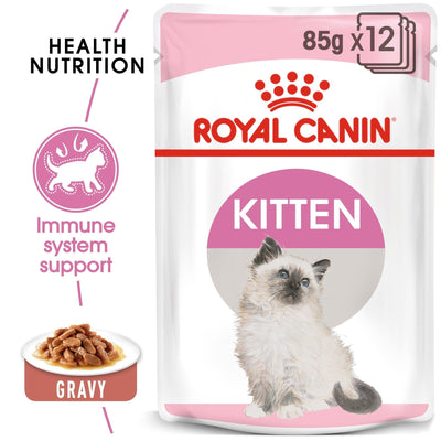 Royal Canin Kitten Gravy (WET FOOD - Pouches) 12X85G