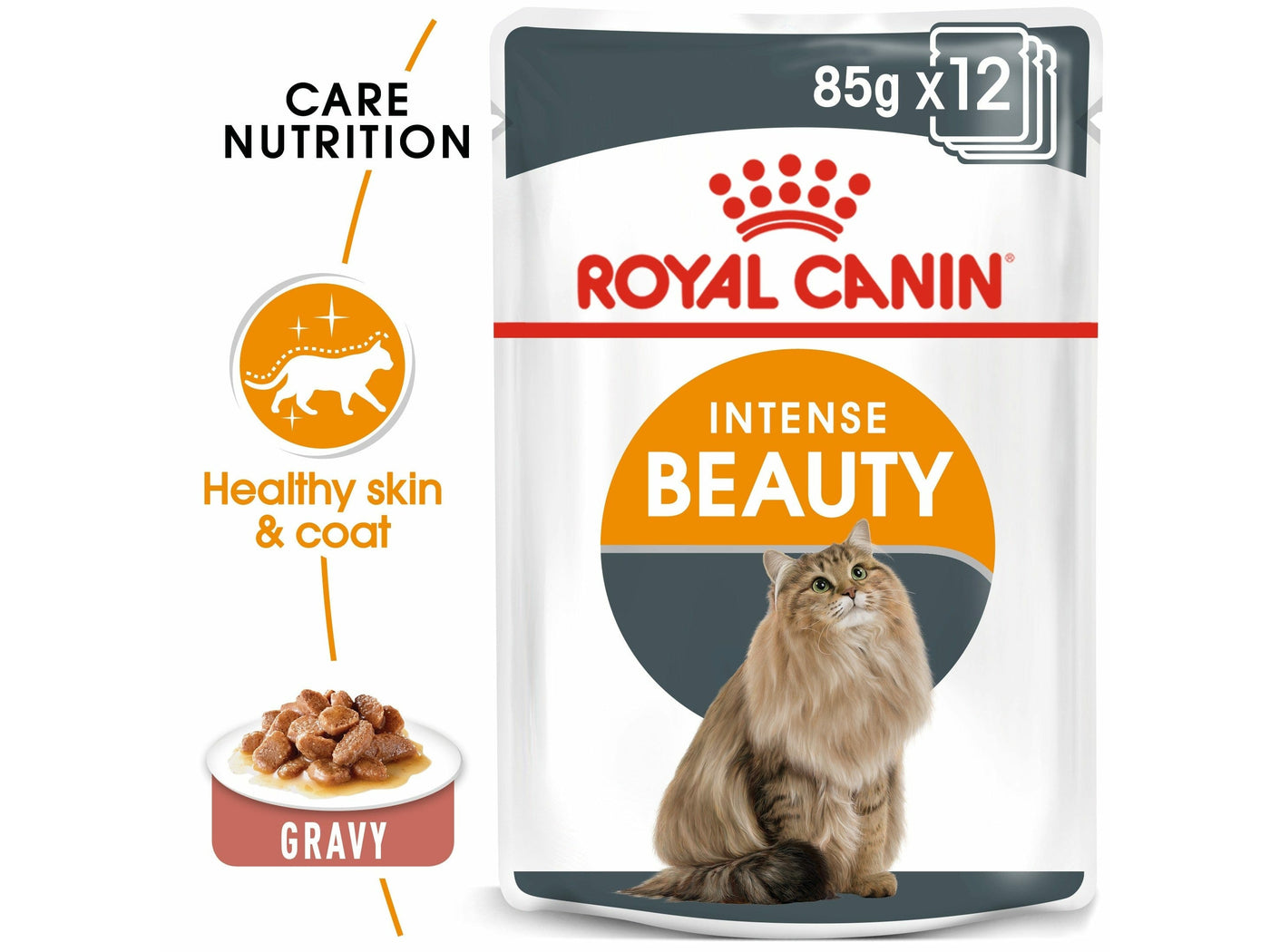 Feline Care Nutrition Intense Beauty Gravy (WET FOOD - Pouches)12x85g