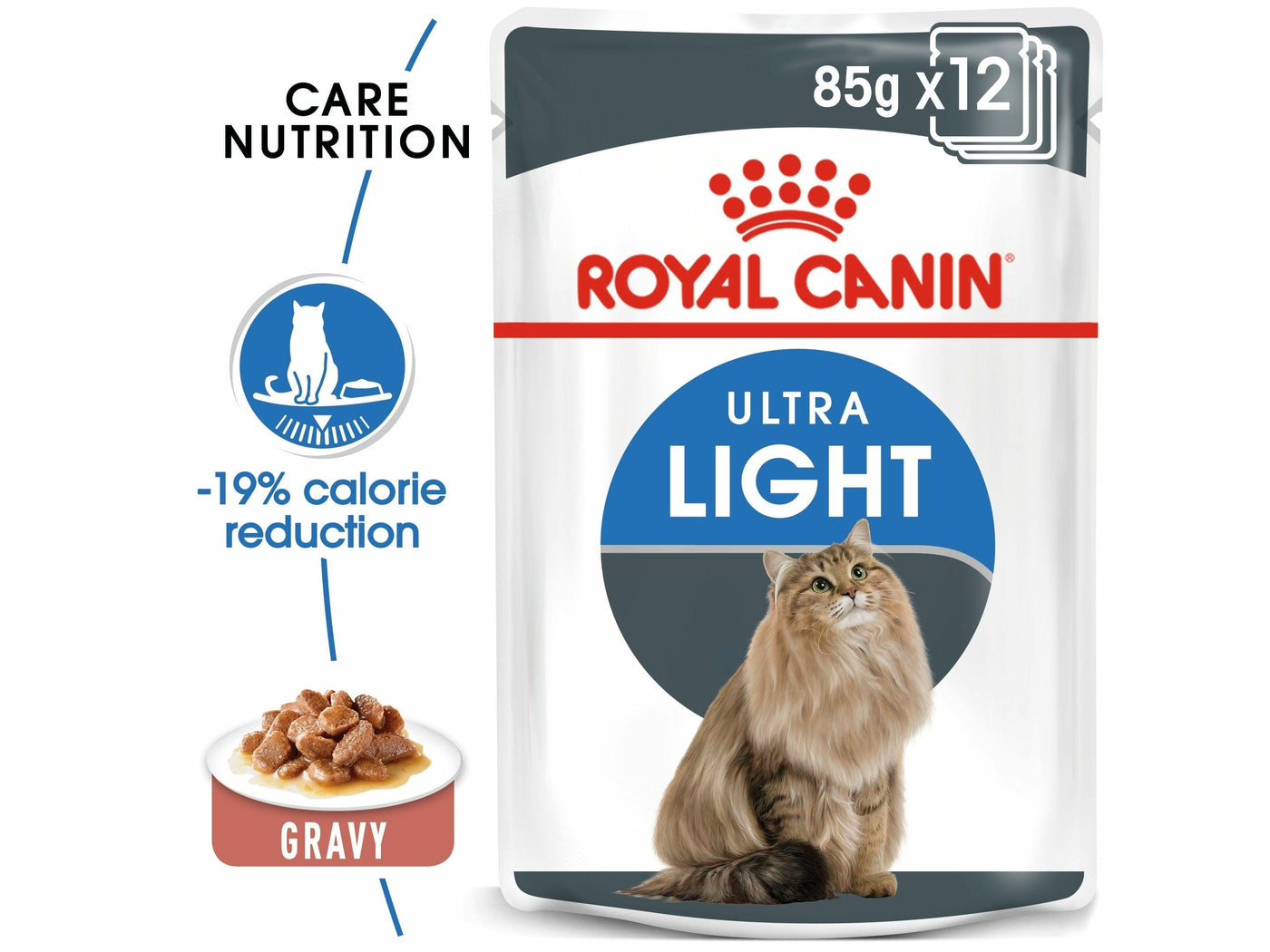 Feline Care Nutrition Light Weight Care (Wet Food - Pouches 85Gx12)