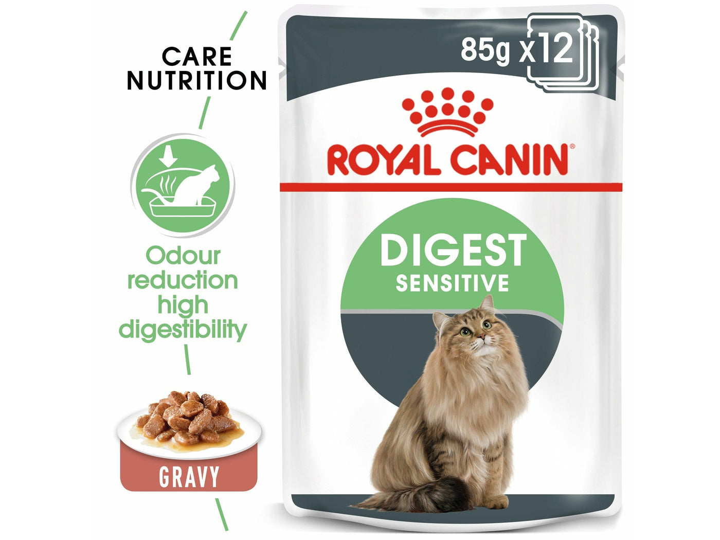 Feline Care Nutrition Digest Sensitive Gravy -Pouches 85G