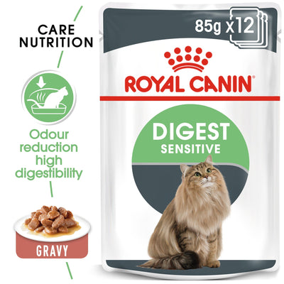 Feline Care Nutrition Digest Sensitive Gravy 12X85G(Wet Food - Pouches)