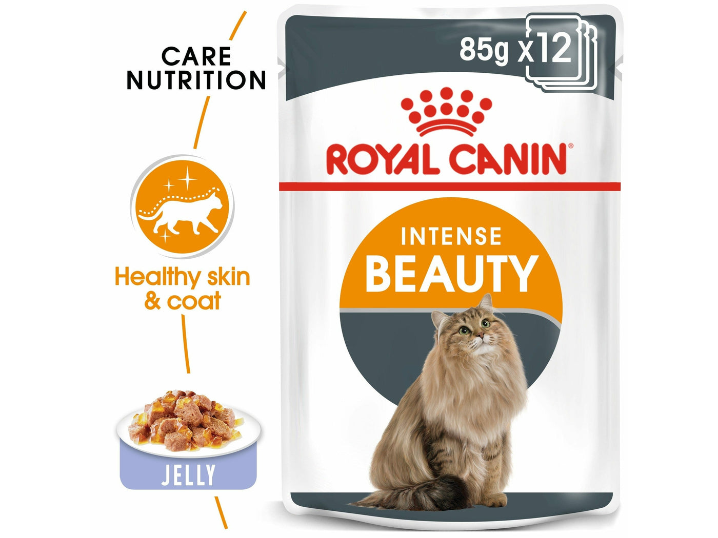 Feline Care Nutrition Intense Beauty Jelly (Wet Food - Pouches 85Gx12)