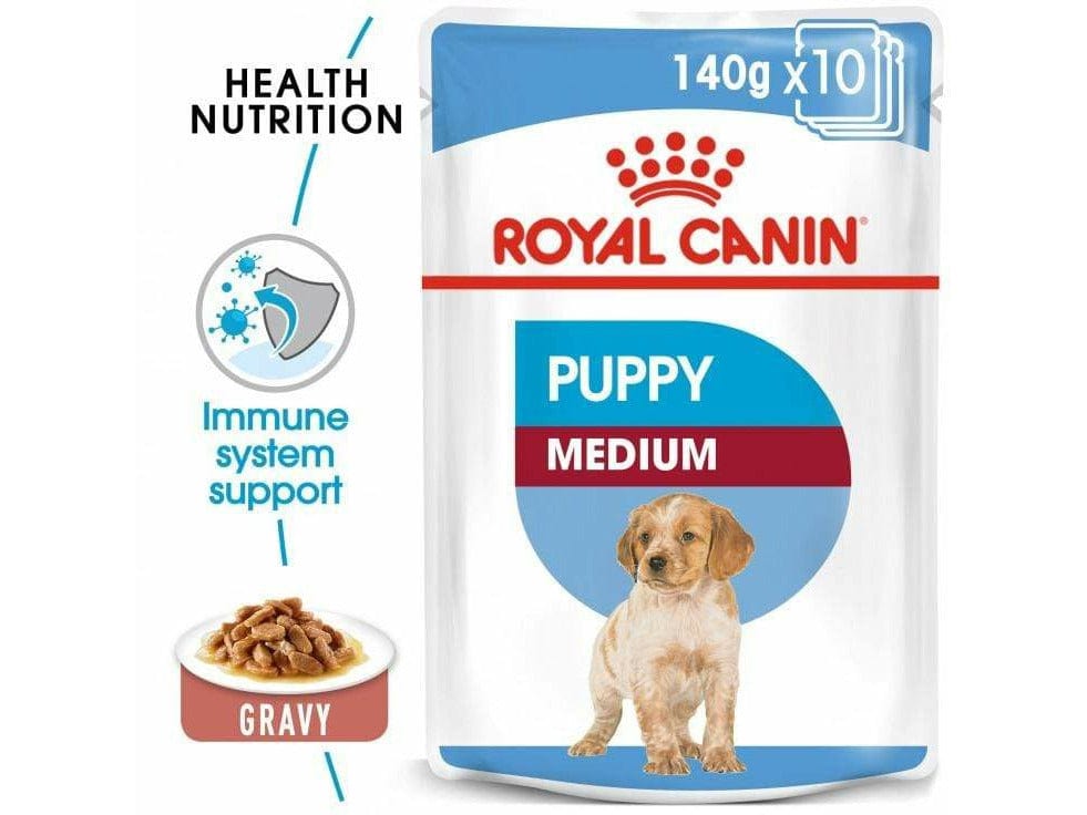 Size Health Nutrition Medium Puppy (WET FOOD - Pouches) 140G