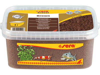 sera Gravel Brown Lava 2-3 mm 3.000 ml